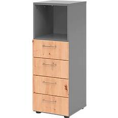 1 Open Compartment 4 Drawers