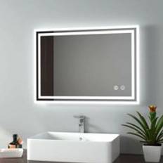 EMKE Illuminated Led Bathroom with Demister, Touch