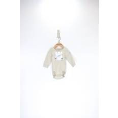 Beige Bodysuits Polarn O. Pyret Baby Bodysuit Beige 2-4m x 62