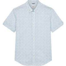 Ben Sherman Big Optic Geo Print Button Down Collar Casual Sh