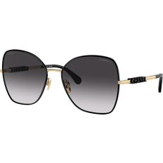 Chanel Women Sunglasses Chanel Butterfly Sunglasses - Gold/Black