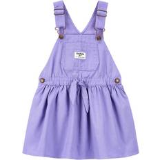 Violett Kleider OshKosh Toddler Girls Tie-Front Jumper Dress 3T OshKosh B'gosh Purple 3T