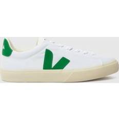 Veja campo trainers in white & green White & Green EU 41