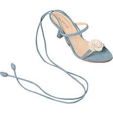 Denim Pantofole e Sandali ALOHAS Kendra Bloom Denim Sandal - Blue