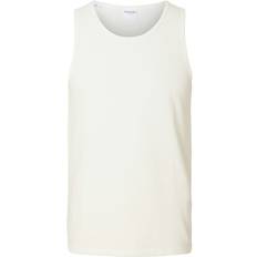 Selected Herre Toppe Selected Stefan Tank Top Egret