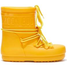 Men - Rubber Ankle Boots Moon Boot Low Rubber Rain Boots - Yellow