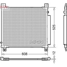 Denso DCN50050 Kondensator AC avfuktare R 134a