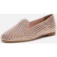 Guess Ballerinas Guess Edith Genuine Leather Ballet Flats Beige