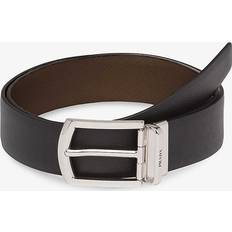 Prada Accessories Prada Men's Reversible Saffiano Leather Belt - Black