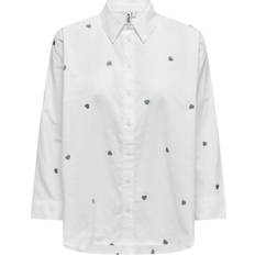 Natural - Women Shirts Only Lina Grace Heart Shirt - BWHTSAGE