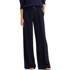 Pants & Shorts Lauren Ralph Lauren Women's Double-Faced Georgette Wide-Leg Pants Navy