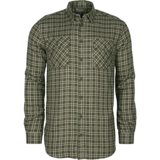 Pinewood Lappland Wool Shirt - Mossgreen/Khaki