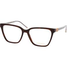 Escada VESE 0752, including lenses, SQUARE Glasses, FEMALE Havana