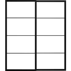 Svart Skjutdörrar IKEA PAX ram Skjutdörr (x200cm)