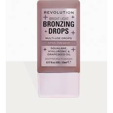 Makeup Revolution – Bright Light Bronzing Drops – Bronzer – Deep Bronze Spice-Brown No Size
