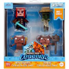 Metall Actionfigurer Jada Minecraft Legends 2.5" 4-pack