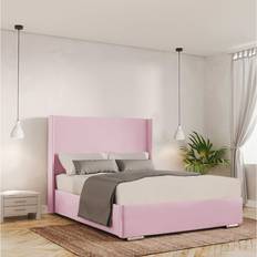 Pink Beds Ivy Bronx Chelby Upholstered Standard Bed