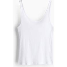 H&M Tank Tops H&M & Ribbed Tank Top White