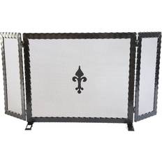 Fireplaces Astoria Grand Bolick 3 Panel Iron Fireplace Screen