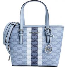 Michael Kors Silver Bags Michael Kors Logo Tote Bag - Pale Blue