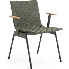 &Tradition Ville AV34 Outdoor Armchair Bronze Green Lounge Chair