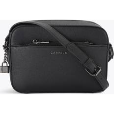 Carvela Women's Cross Body Bag Black Synthetic Latte