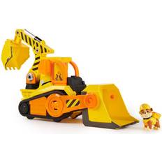 Toy Car Vehicles Paw Patrol Backhoe Excavator Truck The Deluxe Rubble