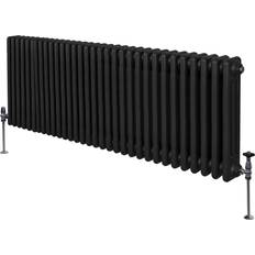 Termosifoni MonsterShop Radiatore A 3 Colonne Per Riscaldamento Centralizzato Nero 60 x 146 cm