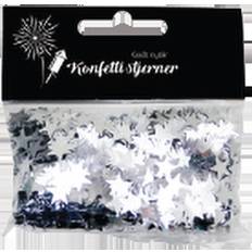 Konfetti sølvstjerner