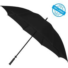 Regenschirme Falcone Storm Umbrella XXL Hand opening Windproof 140 cm Black