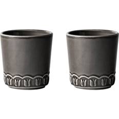 Potteryjo Tazas Potteryjo 2 Tazas Tulipa 20 cl - Almost Black Taza de café 2pcs