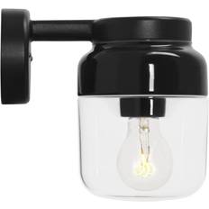 IFÖ ELECTRIC Ohm Black/Clear Väggarmatur ∅ 13.8cm