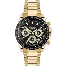 Sekonda Wrist Watches Sekonda Circuit Chronograph Gold Tone Bracelet