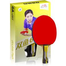 Pale da Ping Pong Double Fish 6A+ Bordtennisbat Chinese Red