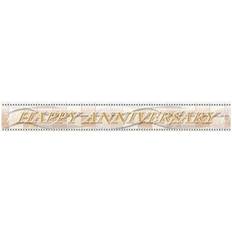 Hanging Garlands Amscan Foil Anniversary Banner