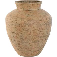 Metal Vases Home ESPRIT Beige Vase