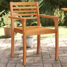 Garden Dining Chair Patio Chairs vidaXL Garden Chairs 2 Pcs 59 x 55 x 85 cm Garden Dining Chair