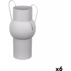 Steel Vases Gift Decor Grey Steel Vase