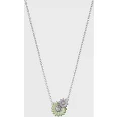 Georg Jensen Silver Berlocker & Hängen Georg Jensen Daisy Stine Goya Pastell Grönt Rosa Halsband
