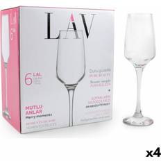 LAV Glas LAV Glasset 6 Champagneglas 6st