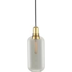 Normann Copenhagen Amp Large Smoke/Brass Lampada a Sospensione 11.2cm