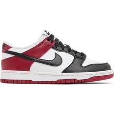 Nike Dunk Low Black Toe GS - Black/Gym Red/White