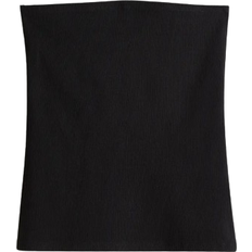 Ribbed Tube Top - Black