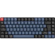 Keychron Gamingtastatur Tastaturen Keychron K3 Pro Low Profile Hotswap RGB Aluminum Gateron Red Wireless Keyboard (Nordic)