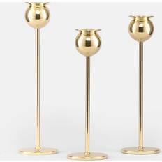 Skultuna Tulip Brass Lysestage 23cm 3stk