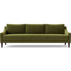 Swoon 4 Seater Sofas Swoon Turin Fern Green Sofa 211cm 4 Seater