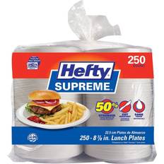 Hefty Disposable Plates 8 7/8" Supreme Foam 250pcs