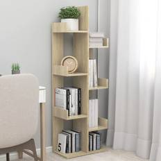 Truciolato Scaffali vidaXL Libreria Rovere Sonoma 48x25.5x140 cm Truciolato Scaffale per libri