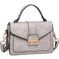 Miss Lulu Pink Leather Look Handbag