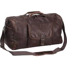 Faux Leather Duffle Bags & Sport Bags Preferred Nation P2578 BRN The Duffel Brown